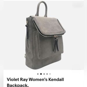 Irresistibly Chic Gray Suede Backpack – Soft to the Touch, Hard to Ignore